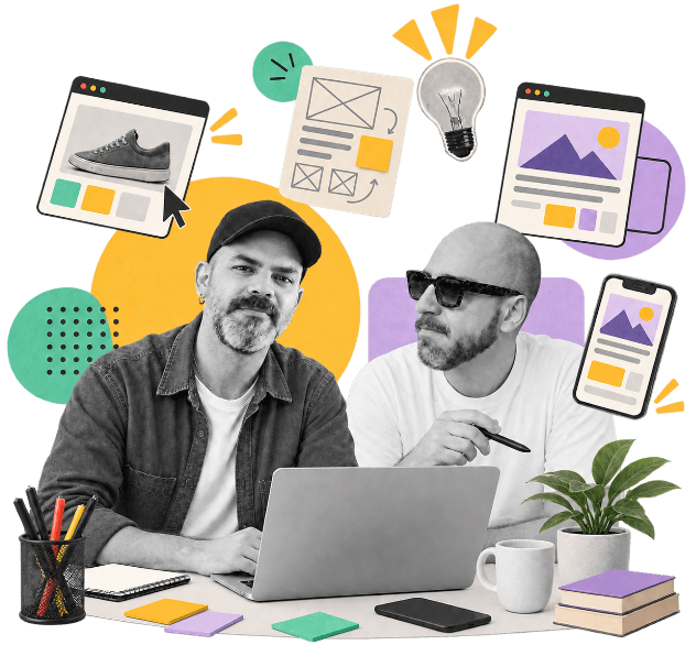 José Miguel Ramos y Francisco David, especialistas en diseño UX y desarrollo web en Chile.